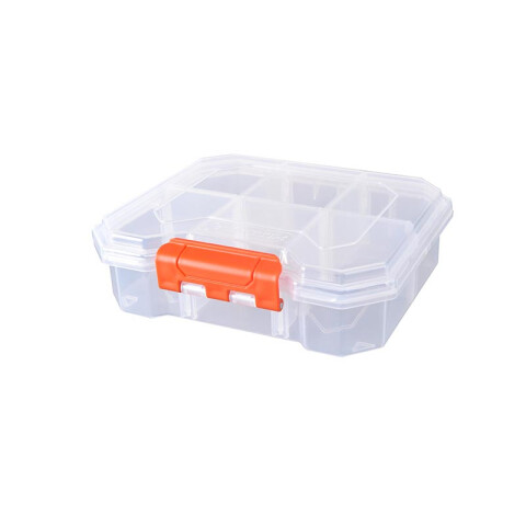 Caja transparente organizadora de 6 divisiones TT0032