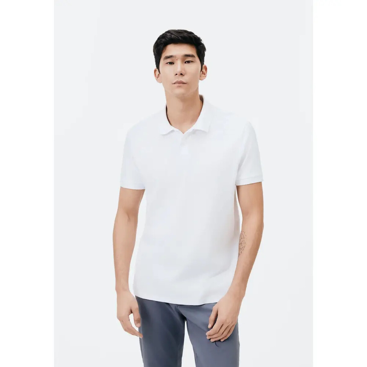 CAMISA POLO MM MASC - BRANCO 