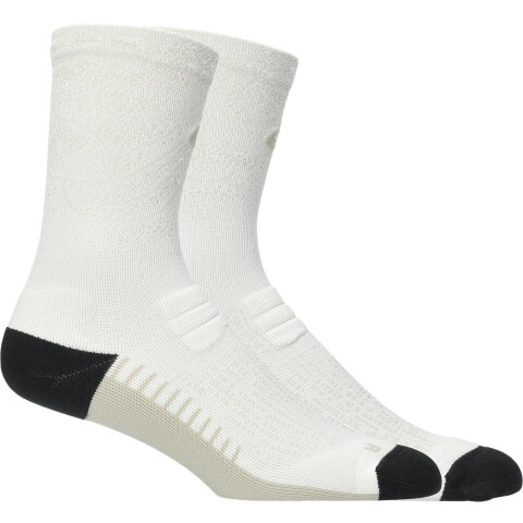 Medias Running Performance Run Sock Crew Unisex Cream