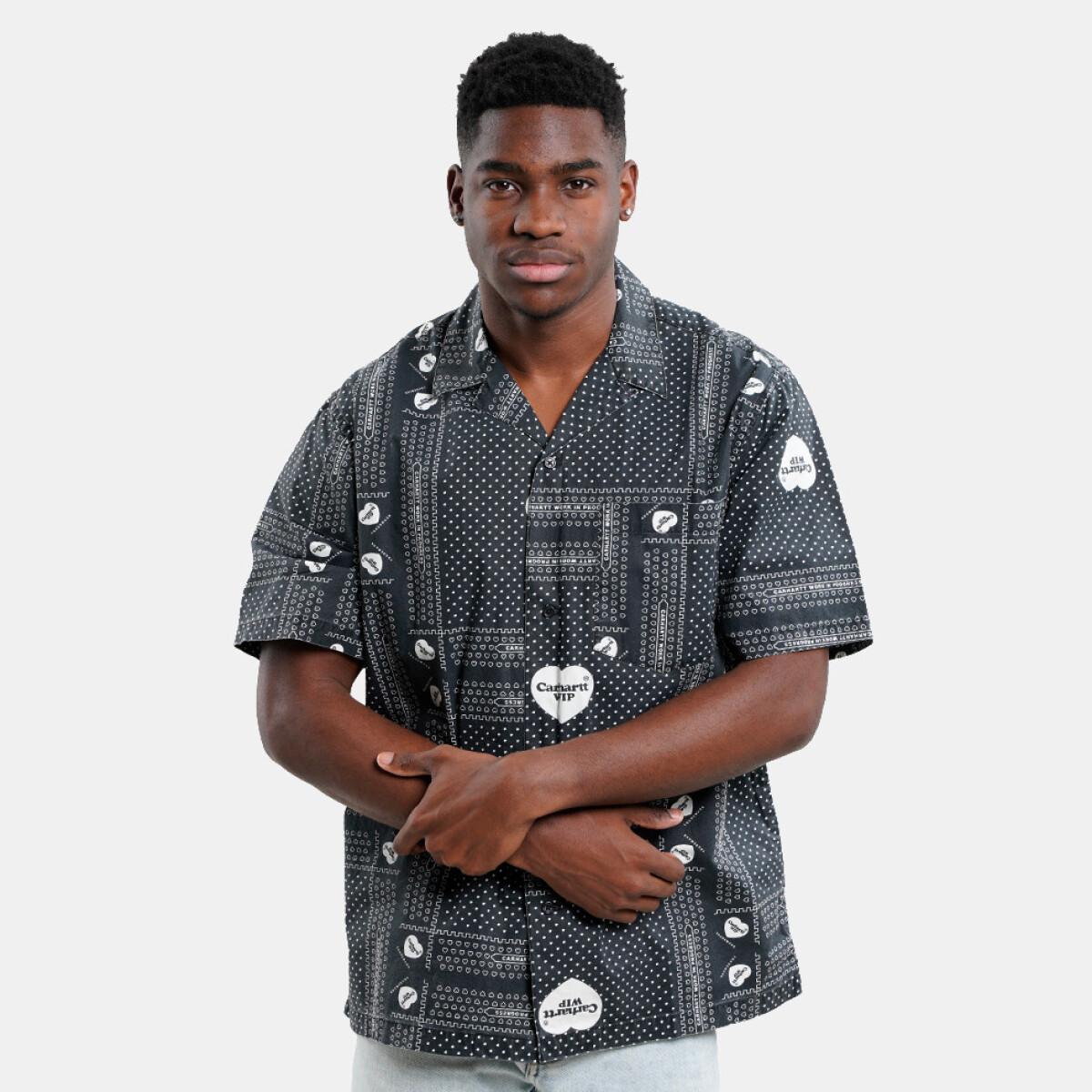 S/S Heart Bandana Shirt 