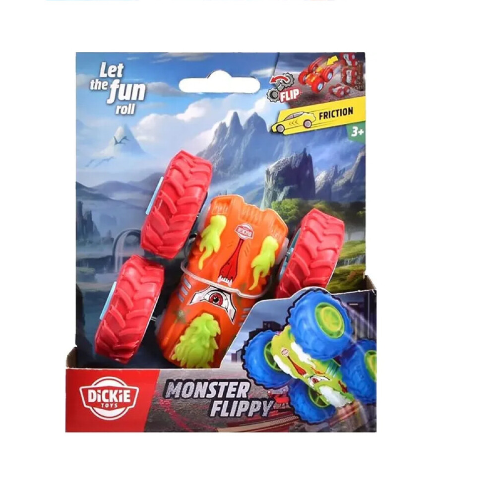 DICKIE MONSTER FLIPPY CAR única