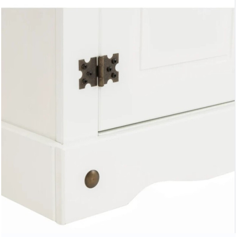 Mueble Estilo Mexicano 2 Puertas 2 Cajones Color BLANCO Mueble Estilo Mexicano 2 Puertas 2 Cajones Color BLANCO
