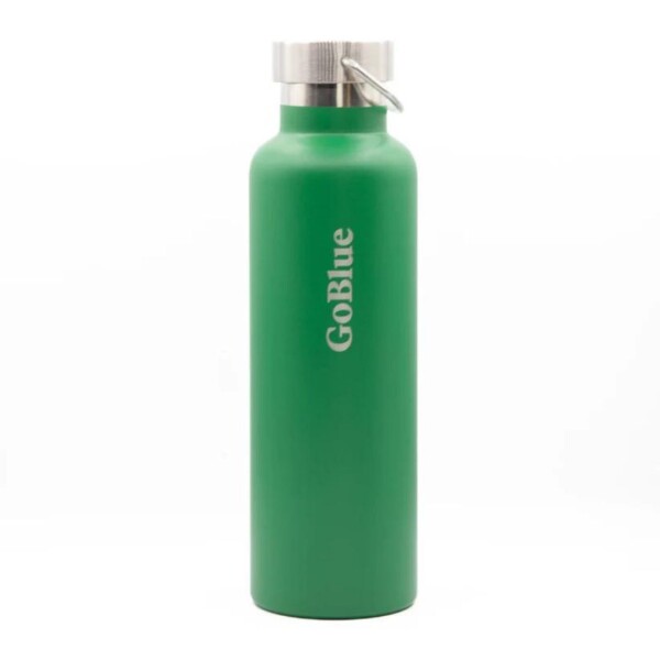 Botella Termica 750ml Con Doble Capa De Acero Inoxidable GoBlue Verde