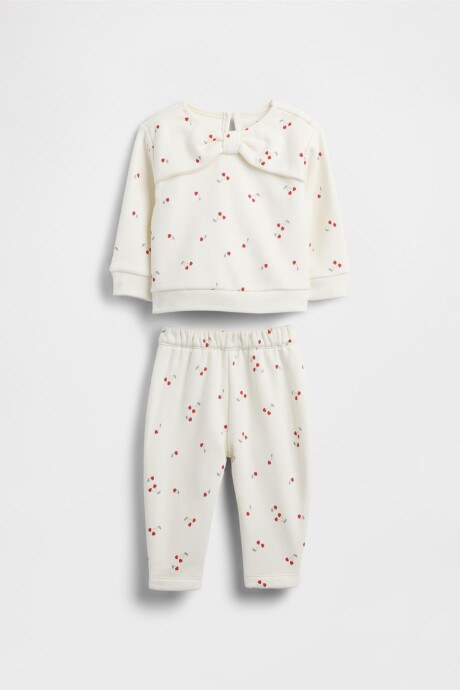 Set Saco Y Pantalón Bebé Ivory Frost