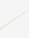 Pulseras Flexibles Metal Pulsera Corazones Metal - Dorado