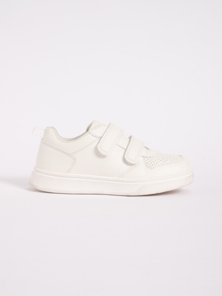 Zapatilla Velcro Blanco