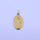 Medalla oro 18k virgen milagrosa 2,4 cm x 1,5 cm. Medalla oro 18k virgen milagrosa 2,4 cm x 1,5 cm.