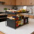 Estante Organizador Bajo Mesada Alacena Cocina 2 Cajones multiuso IMBACK Color Negro Estante Organizador Bajo Mesada Alacena Cocina 2 Cajones multiuso IMBACK Color Negro