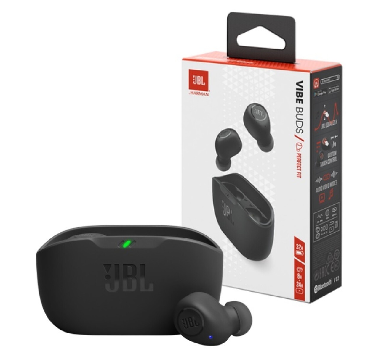 Auricular Jbl Wave Buds 2 Negro Bluetooth 