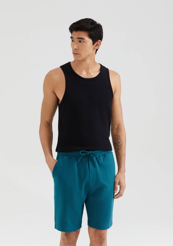 BERMUDA MASC VERDE OSCURO