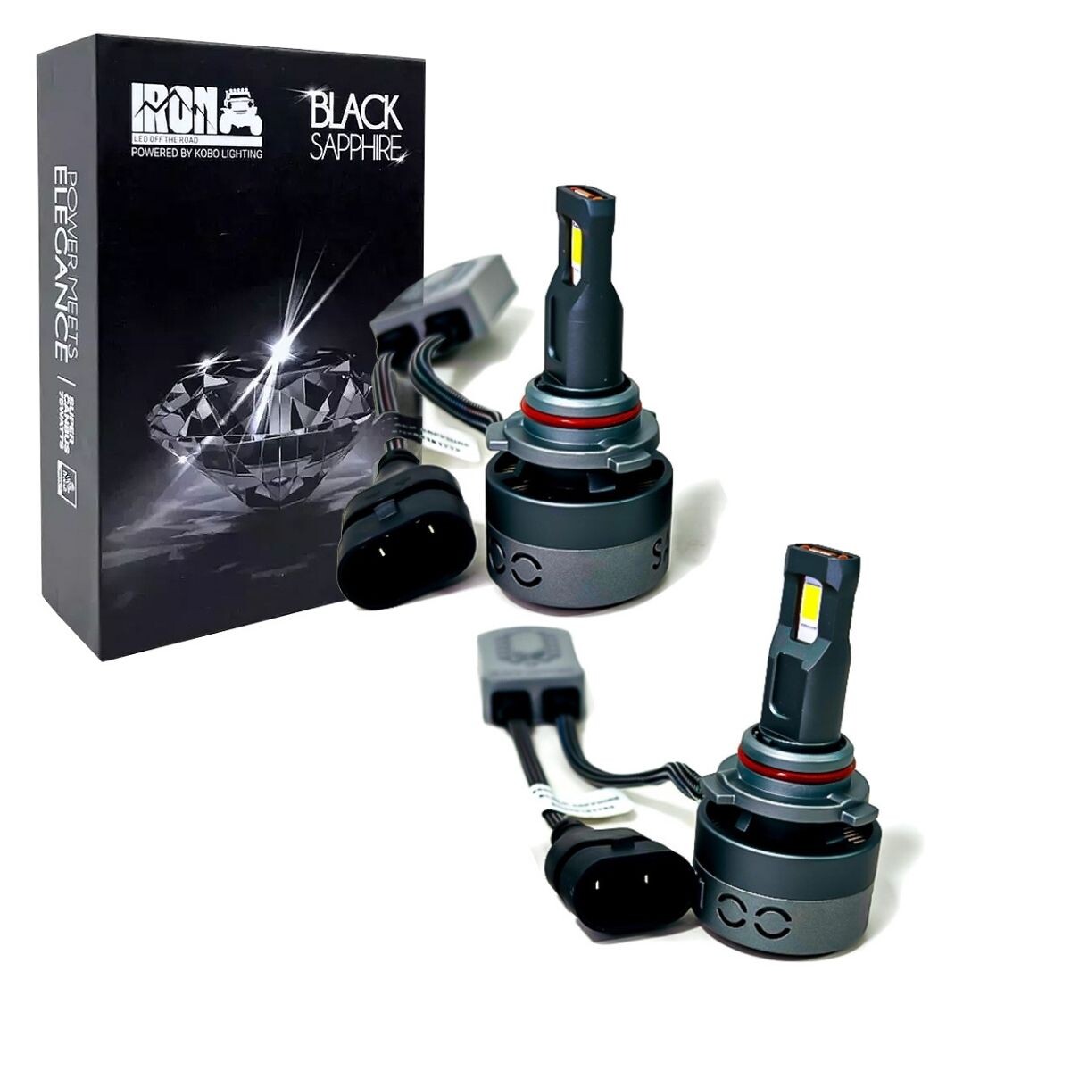 KIT LED H4 IR100 IRON BLACK / 75W 