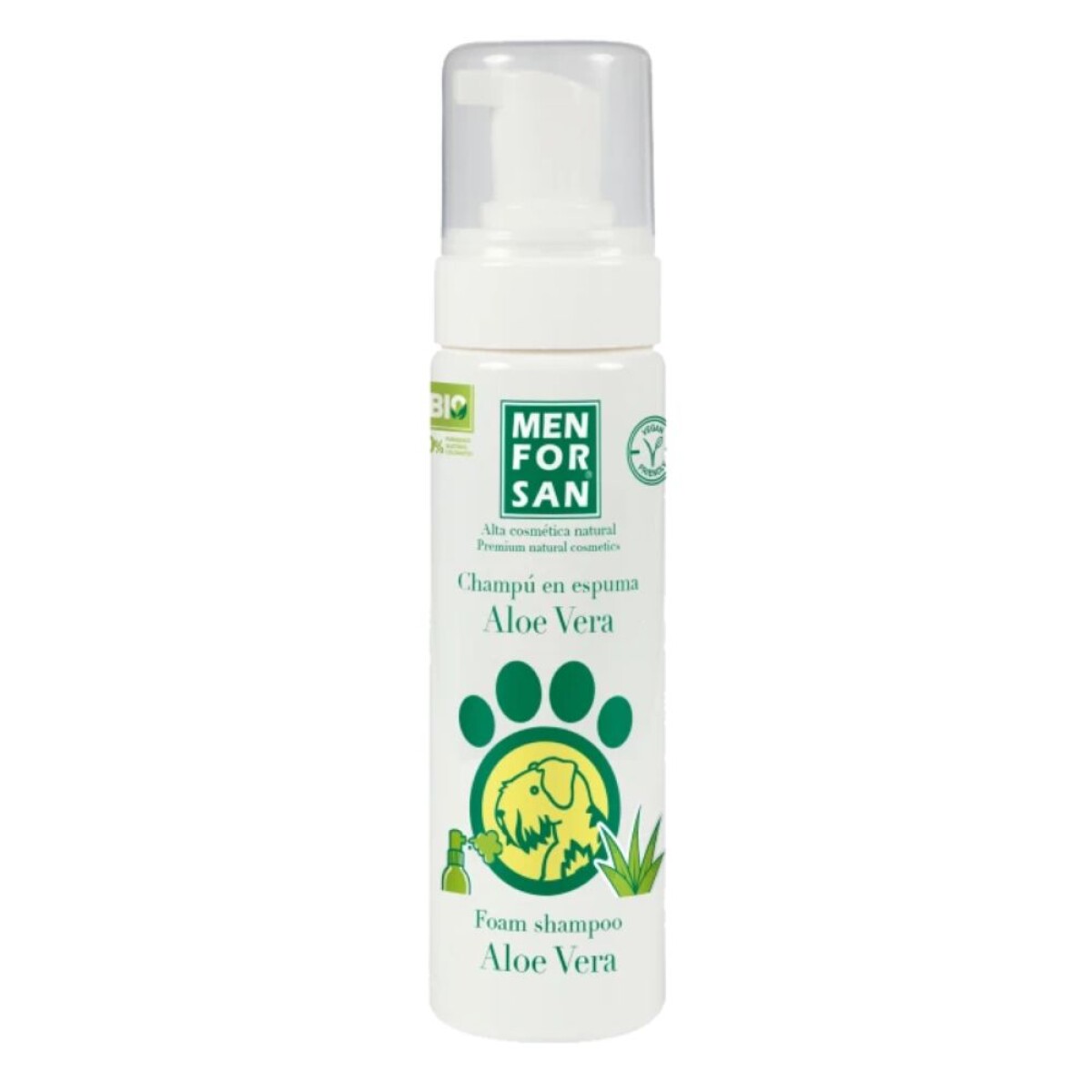 Shampoo en Espuma c/Aloe Vera 200 ml 