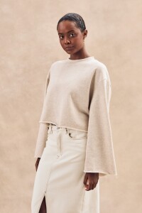 Sweater Boutonne Nácar