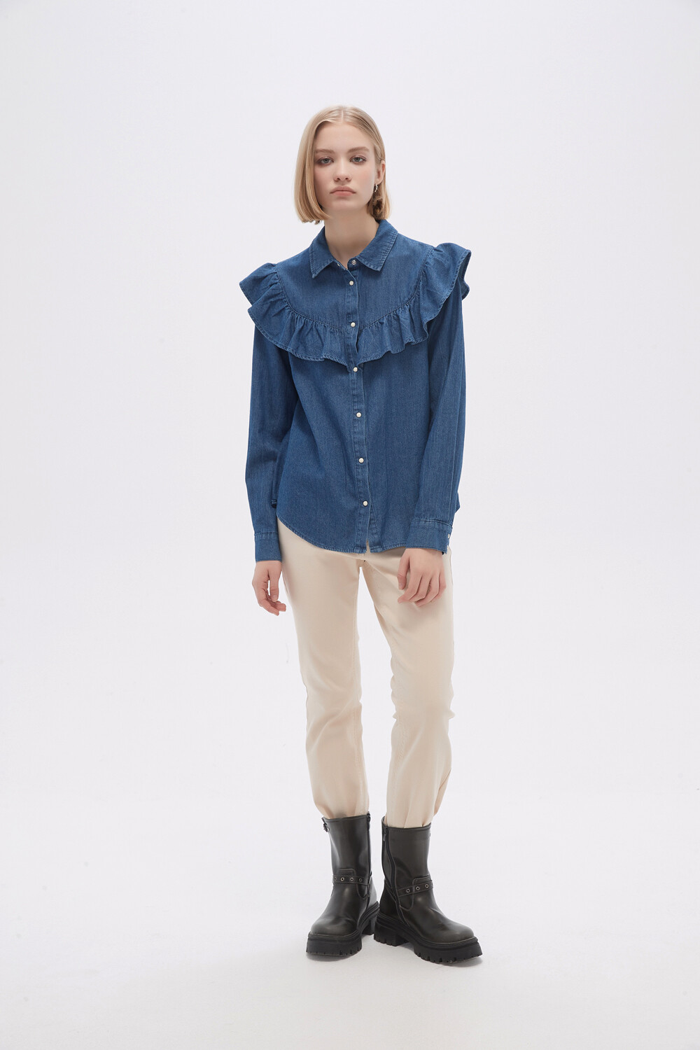 Camisa Dola Azul Medio