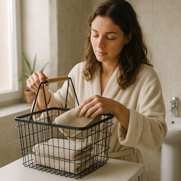 Canasto Organizador IMBACK Multiuso Ropa Verduras Frutas Con Manijas Canasto Organizador IMBACK Multiuso Ropa Verduras Frutas Con Manijas