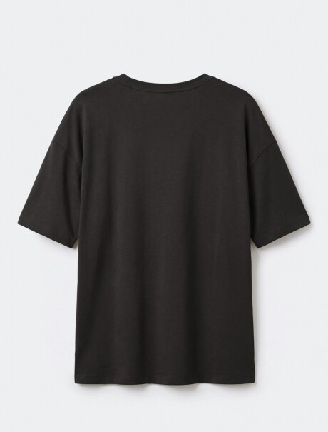 CAMISETA MANGA CORTA - NEGRO NEGRO