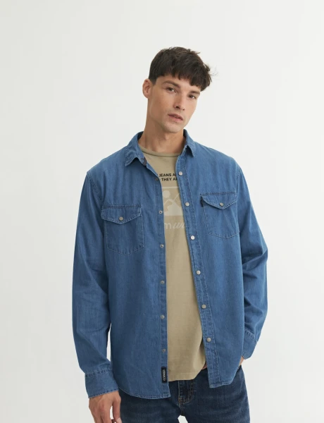 Camisa Mullen Blue