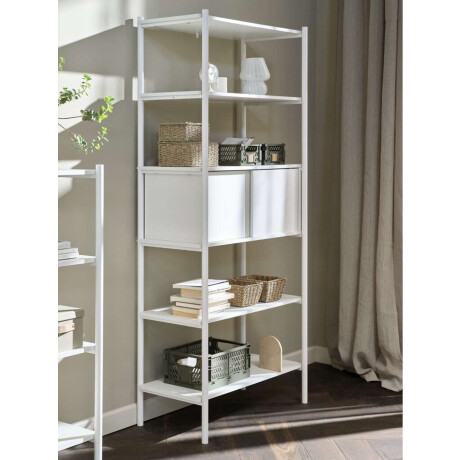 Estanteria Lindved 6 Estantes Blancos