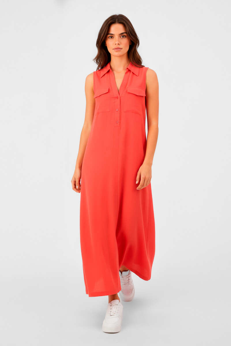 Vestido Yarina - Rojo 