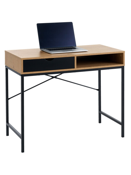 Escritorio TRAPPEDAL 48x95 roble/negro Escritorio TRAPPEDAL 48x95 roble/negro