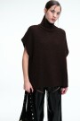 CHALECO PONCHO Marron