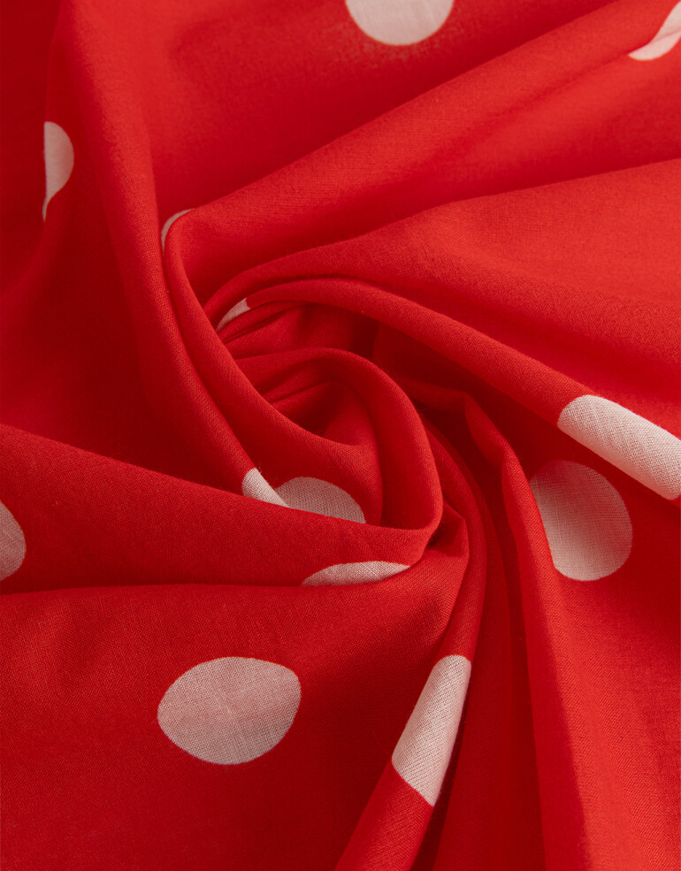 Pañuelos Raso Algodón Geometrico Pañuelo Raso Lunares - Combinacion Bicolor