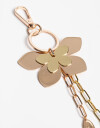 Llavero Metal Llavero Y Bag Charm Flor Acrílico - Combinacion Bicolor