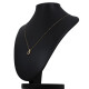 Conjunto de cadena y dije en oro 18k , zafiro y brillantes Conjunto de cadena y dije en oro 18k , zafiro y brillantes