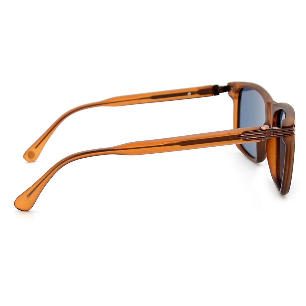 Lentes de Sol Chilli Beans Cuadrado Unisex Azul/Caramelo