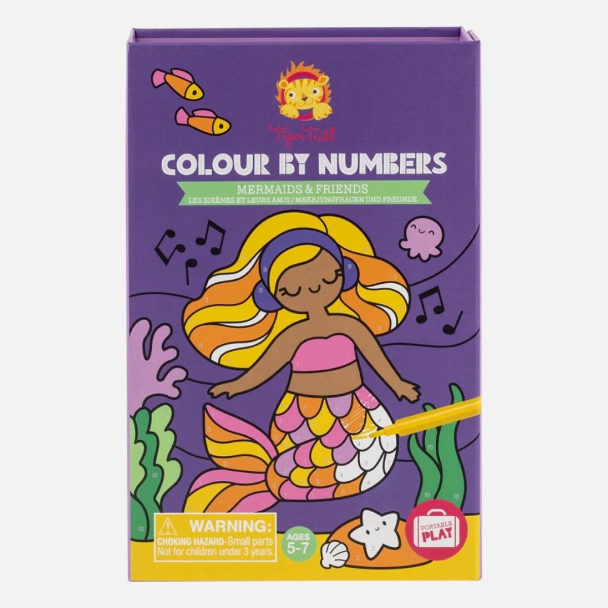 Colorear por números: sirenas y amigas - Colorear Por Números: Sirenas Y Amigas 