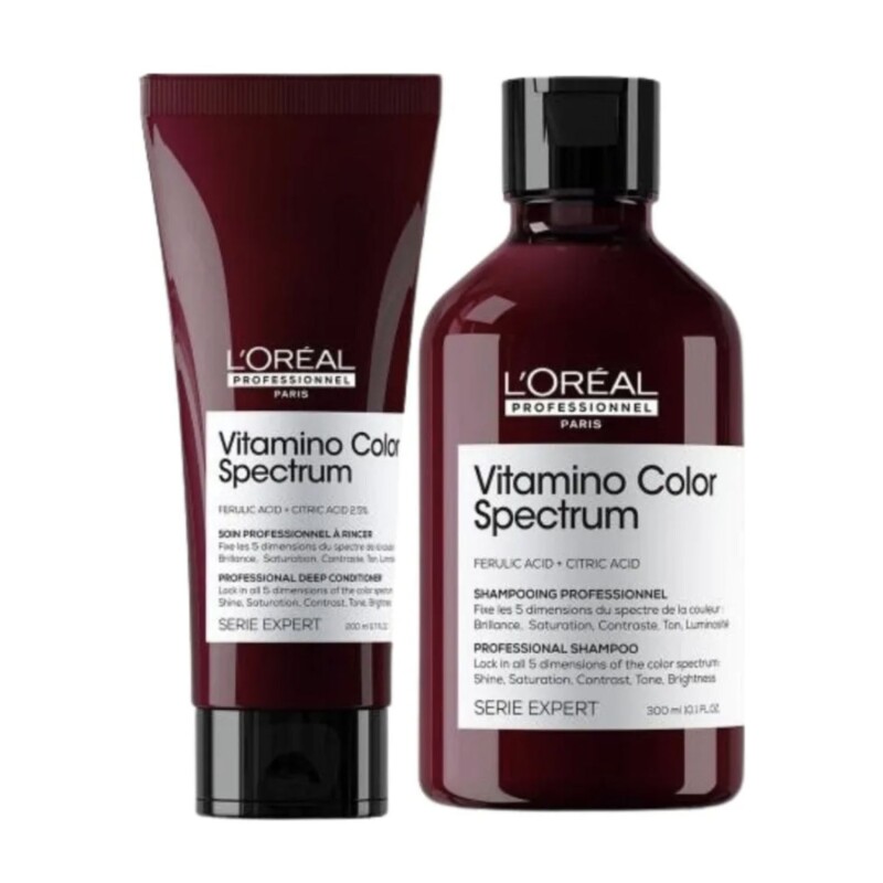 Pack Shampoo + Acondicionador L´Oréal Prof Vitamino Color Spectrum Pack Shampoo + Acondicionador L´Oréal Prof Vitamino Color Spectrum