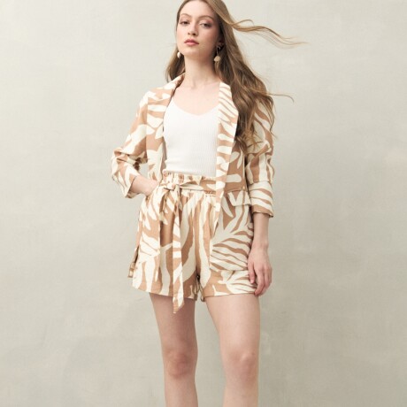 BLAZER IRENE Beige Oscuro