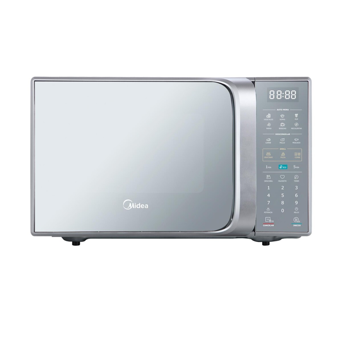 MICROONDAS MIDEA - 28-LITROS GRIS MMO28AVVEGPC 