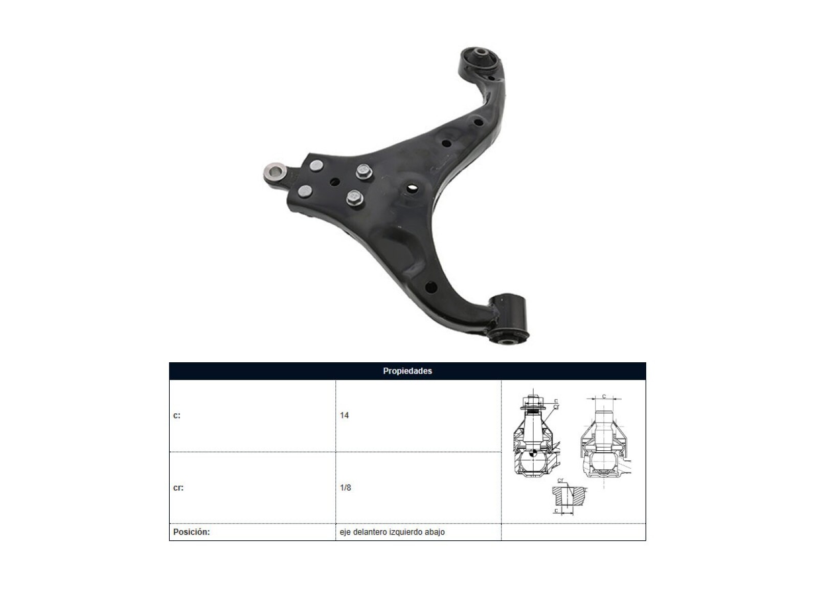 Parilla De Suspension Del Hyundai Tucson, Kia Sportage 04-25 Izq 