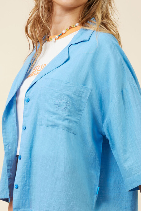 CAMISA DAILI RUSTY Celeste