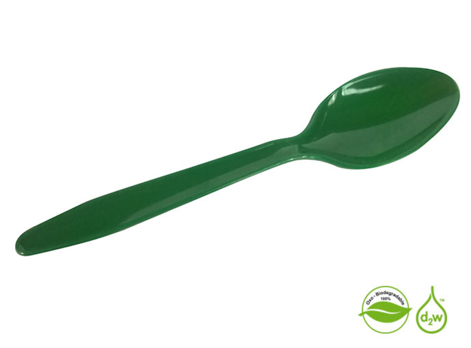 Cuchara Biodegradable x10 Unidades - Verde 