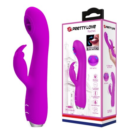 Vibrador Rabbit Estimulador Lengua Rachel Pretty Love Vibrador Rabbit Estimulador Lengua Rachel Pretty Love