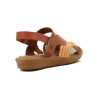 Sandalia Country Mujer Dos Tiras Con Pulsera Durazno-coral