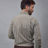 Camisa Luxury Verde con rayas