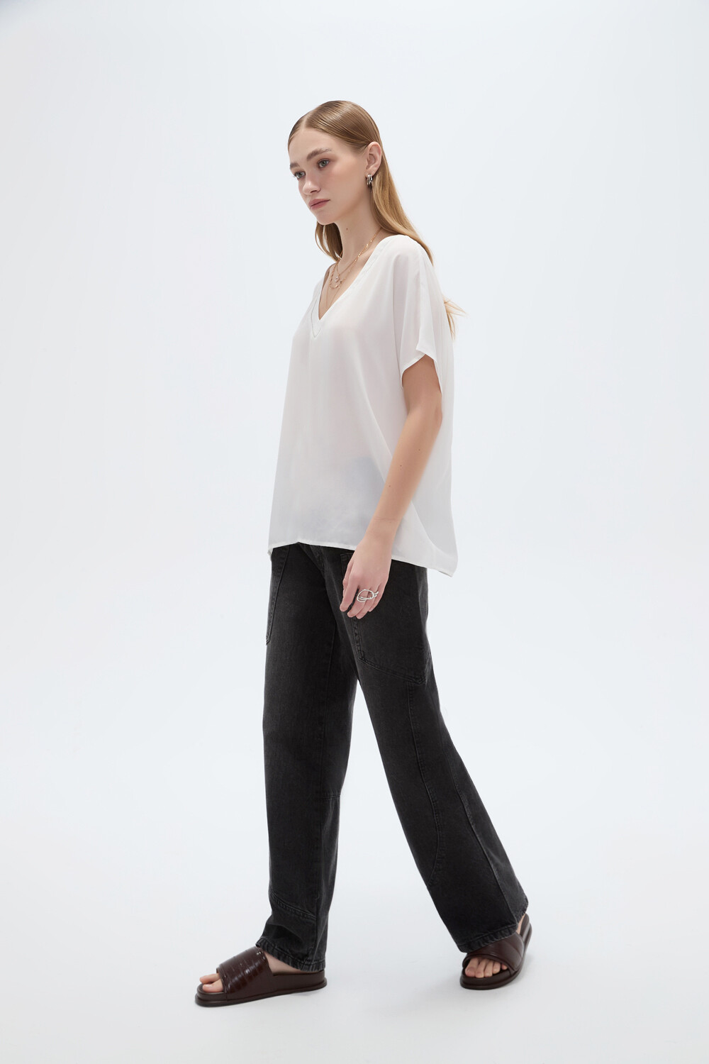 Blusa Poliaz Blanco