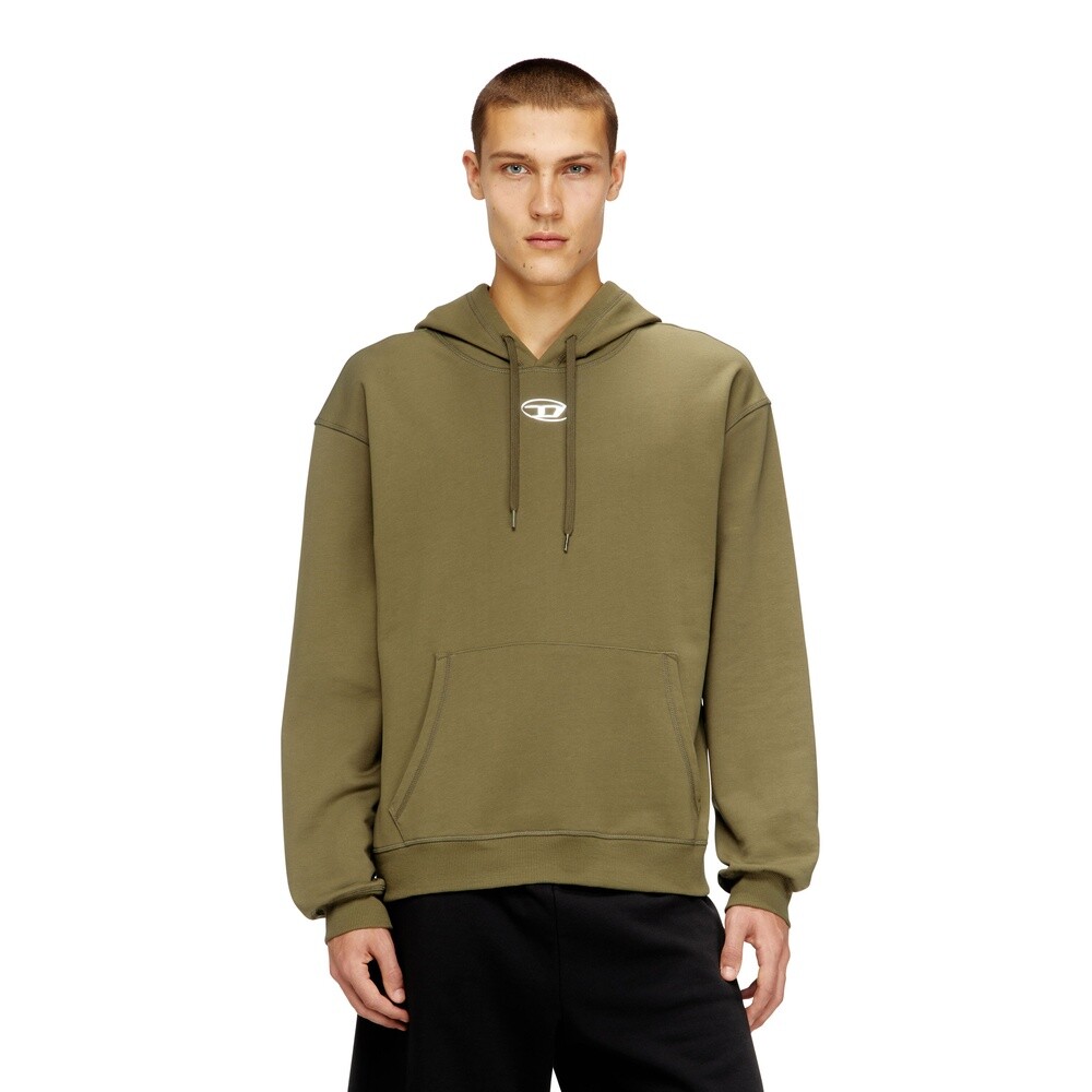 Polerones Urbano Para Hombre S-Norm-Hood-Iod Sweat-Shirt Verde Militar