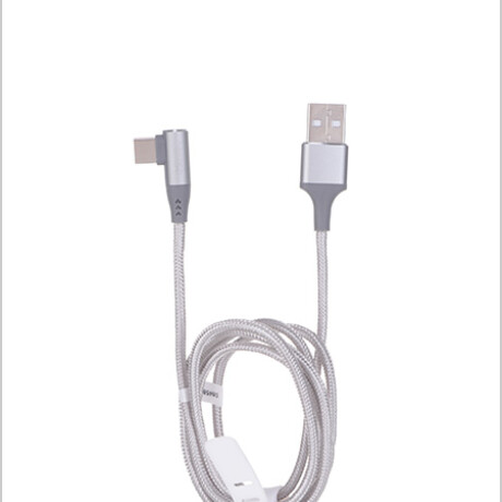Cable de datos micro USB gris