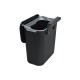 Tarro de residuos colgante 9lts NEGRO