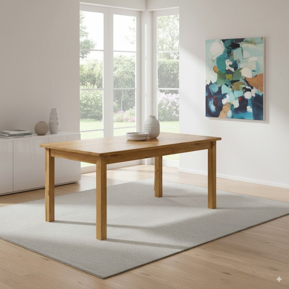 Mesa de Madera Maciza 160 cm - Italia Mesa de Madera Maciza 160 cm - Italia