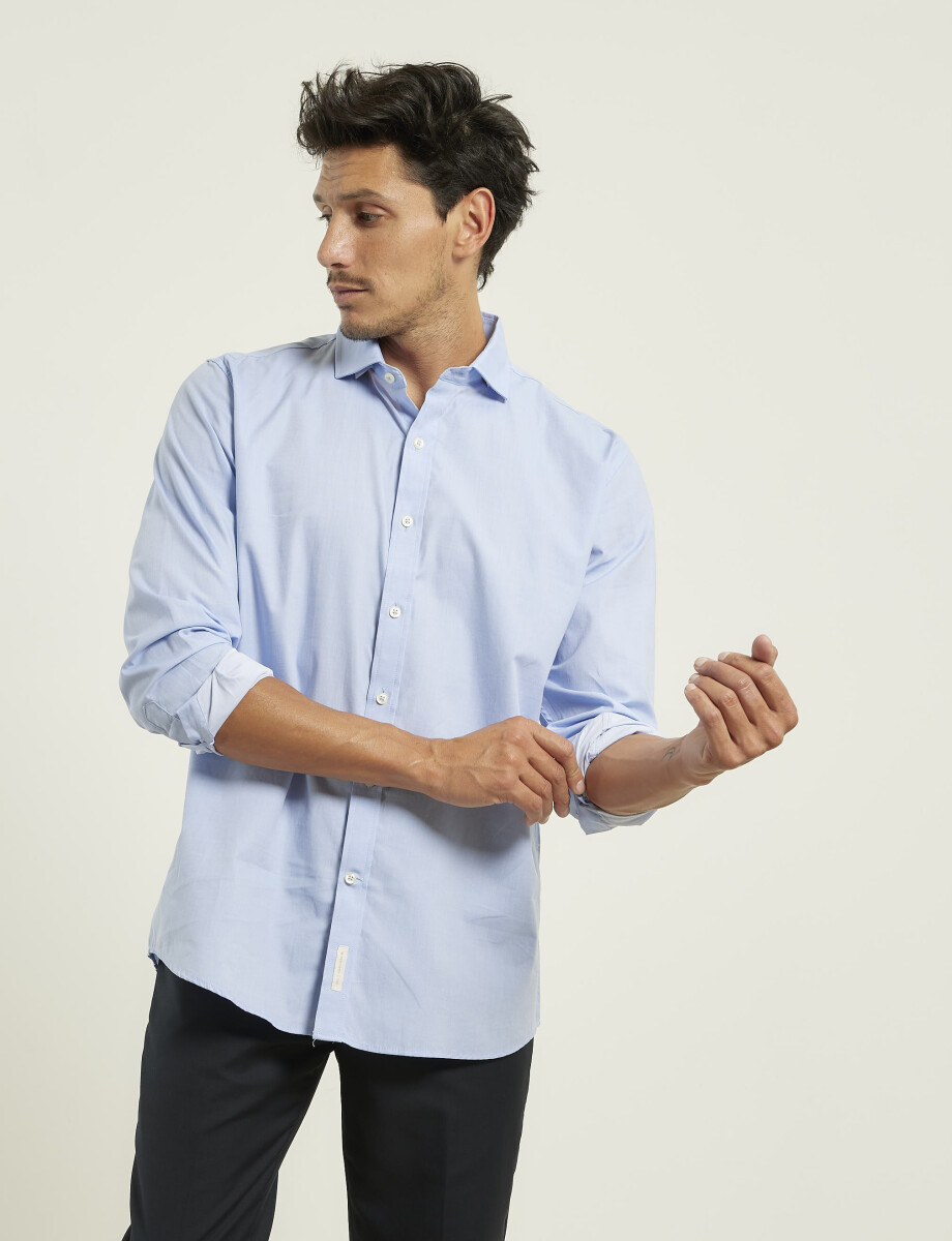 012510 CAMISA HARRINGTON 1937 Celeste