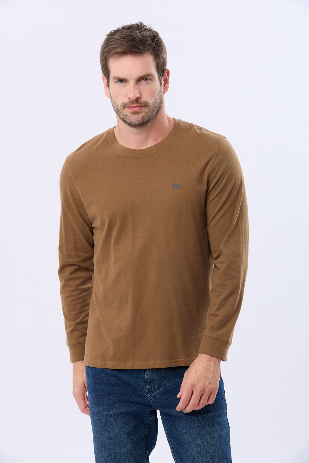 REMERA LISA DE ALGODÓN Mostaza