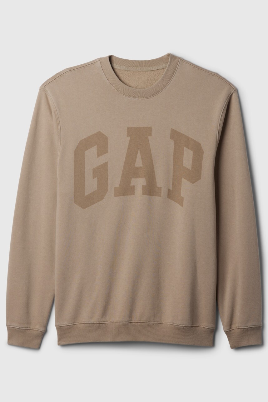 Buzo Deportivo Logo Gap Hombre Khaki