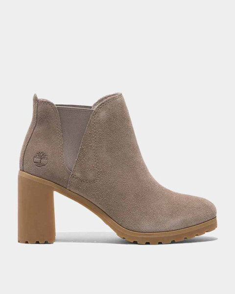 Botas Chelsea Allington Mid Mujer Taupe Suede