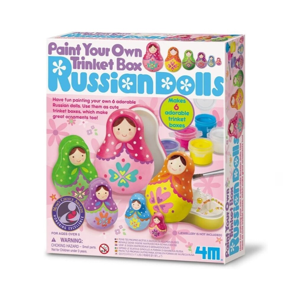 Caja Decorativa de Muñeca Rusa TRINKET BOX RUSSIAN DOLLS