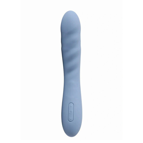 Vibrador de Empuje con Aplicación y Carga USB Ava Neo Azul
